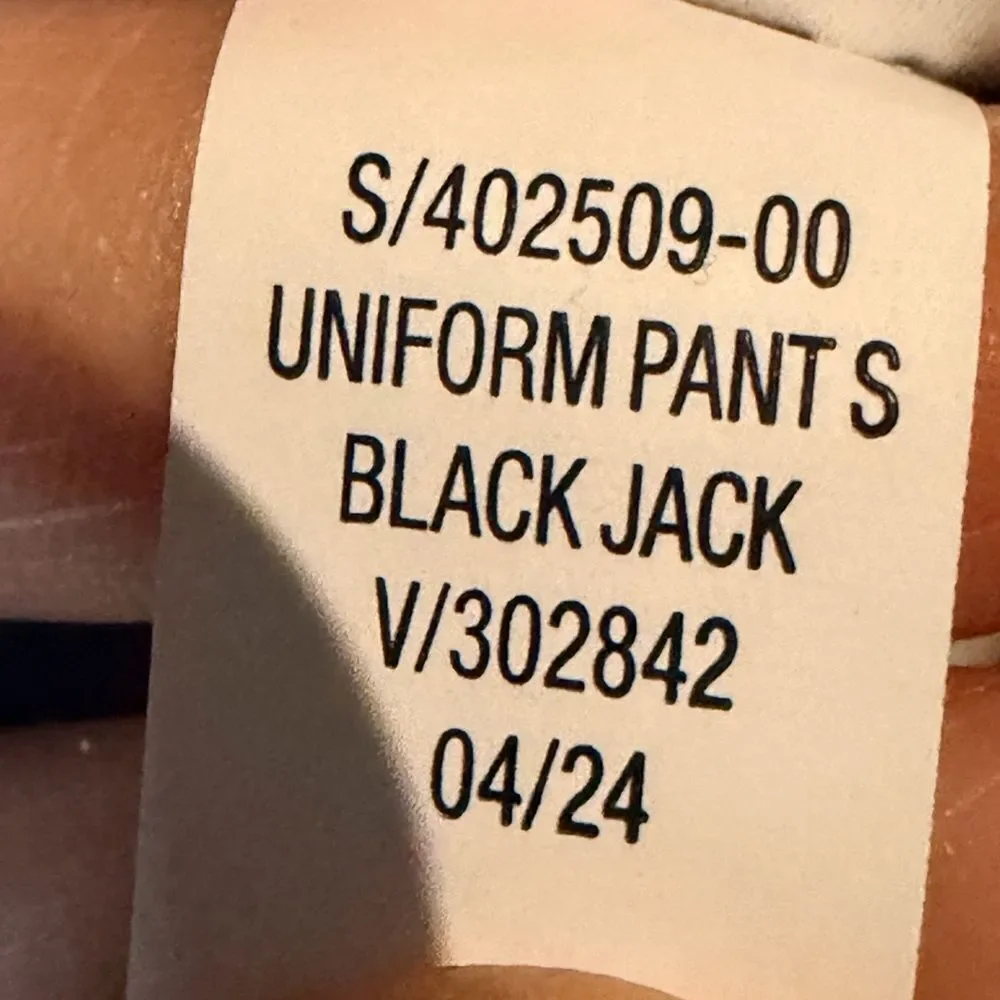 Old Navy Black Jack Skinny Uniform Pants Size 2 High Rise Adjustable Waist NWOT